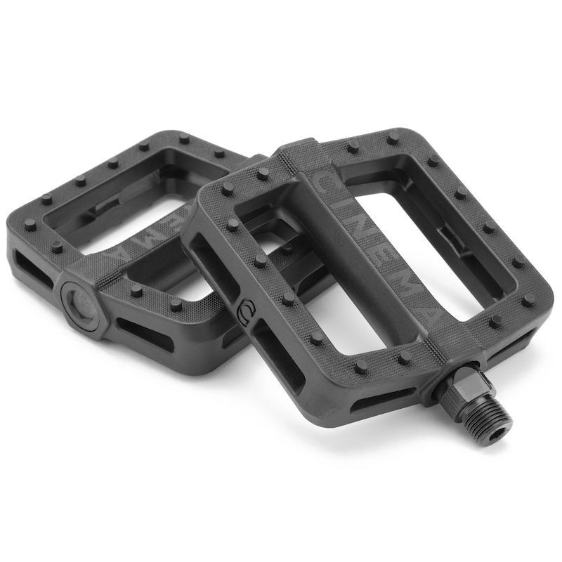 CINEMA Tilt Plastic Pedals, Black